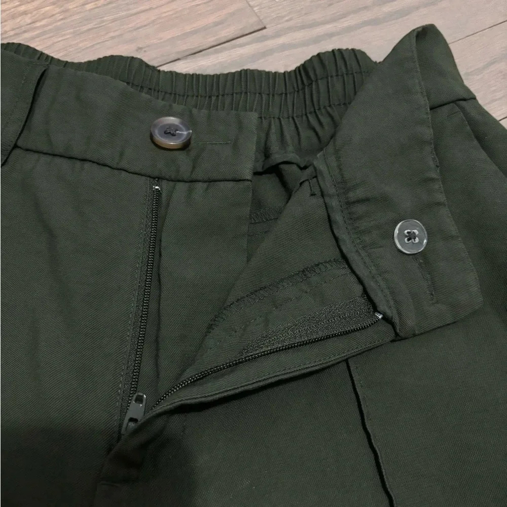 A New Day Pants Womens Green Cuffed Ankle Pants. 6 - Picture 5 of 9